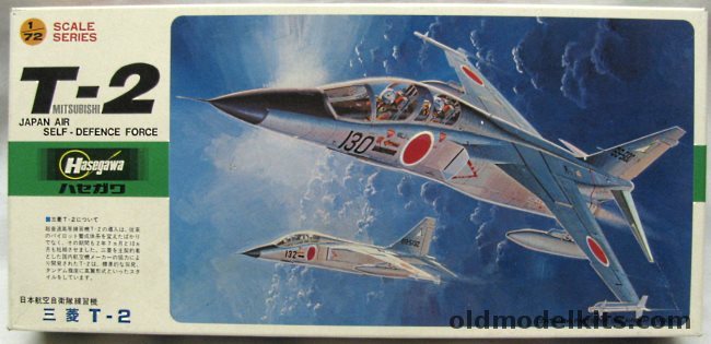 Hasegawa 1/72 TWO Mitsubishi T-2 - JSDF Trainer, C16 plastic model kit